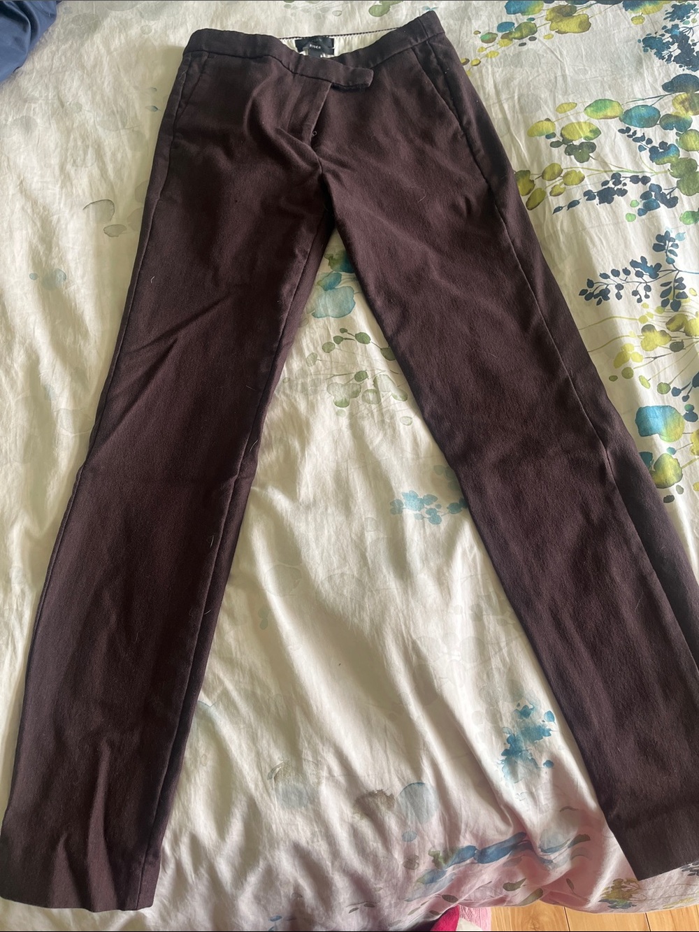 J. Crew Ryder Trousers in Deep Brown